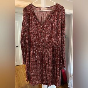 Floral LOFT Dress, Size Med